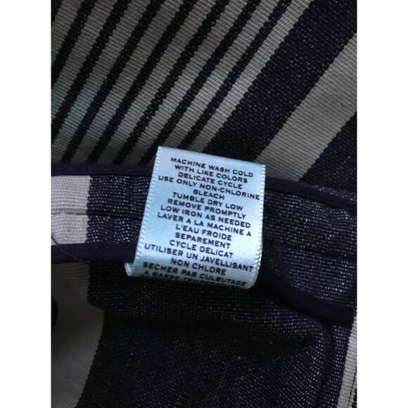 Anthropologie  Moulinette Soeurs Pleated Striped Skirt Size 4 - Picture 5 of 5